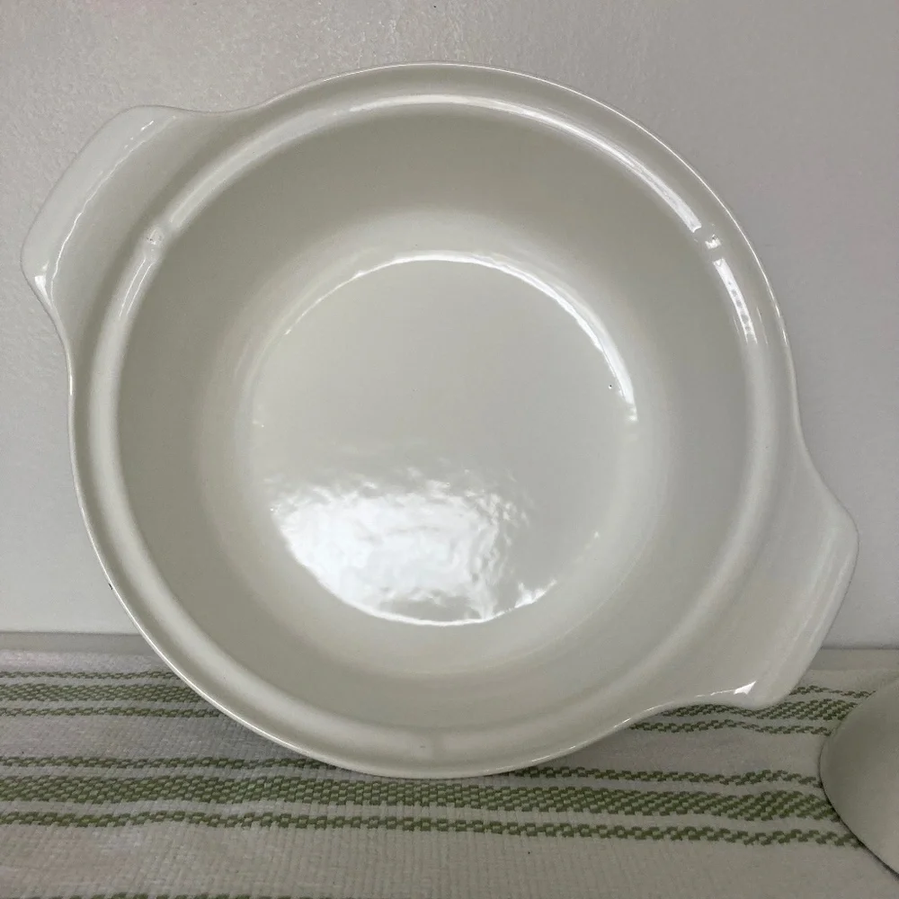 Vintage Green Ivy PRIZER-WARE 2 QT Cast Iron Casserole Dish w/ Cover Lid